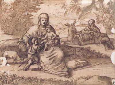 Claude Lorrain Rest on the Flight into Egypt (mk17)